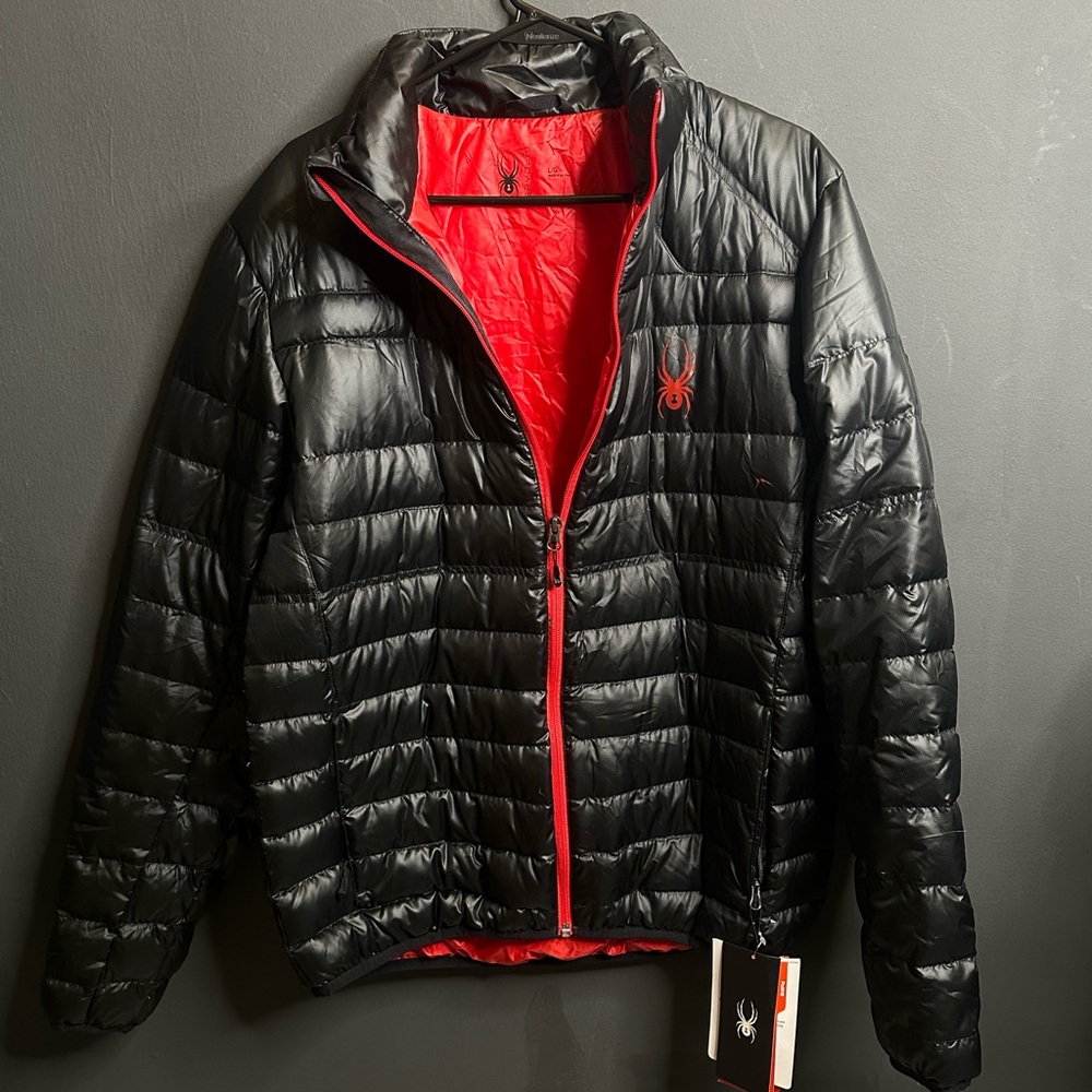 SPYDER PRYMO DOWN Jacket Red/Blk Men’s L